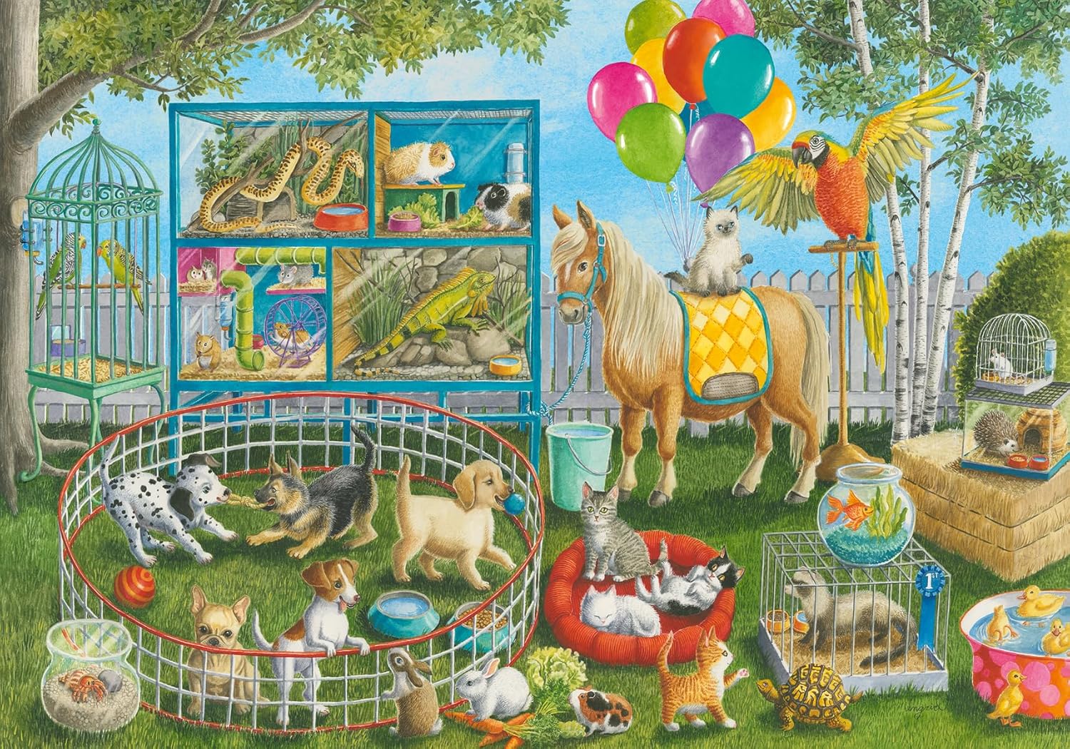 Ravensburger Pet Fair Fun 35 Piece Jigsaw Puzzle for Kids - 05158 - Every Piece is Unique, Pieces Fit Together Perfectly