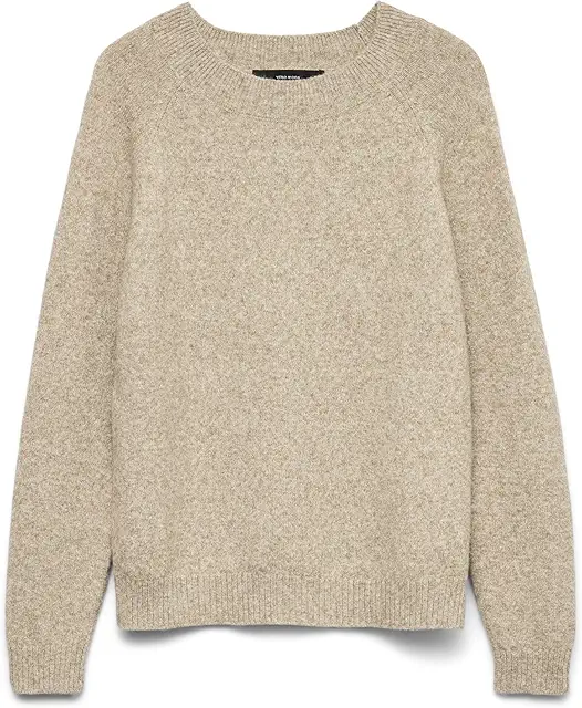 Damtröja med krage: VMDOFFY långärmad O-neck stickad blus