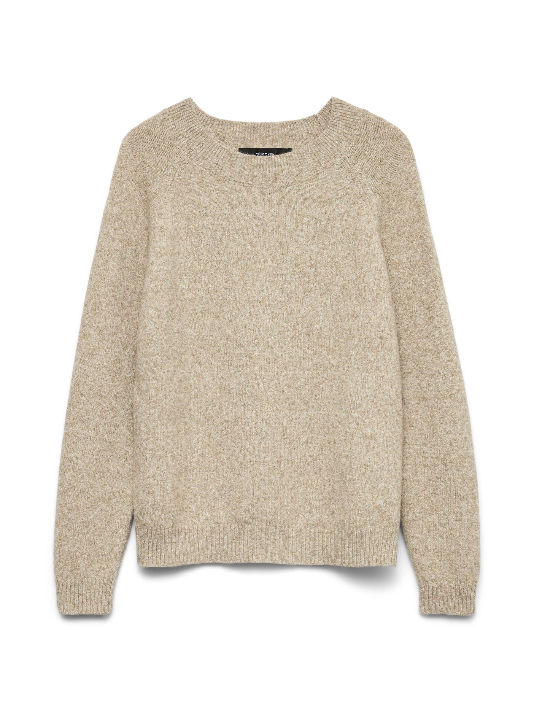 VERO MODA PETITE Damen Vmdoffy Ls O-Neck Blouse Ga Ptt Strickpullover