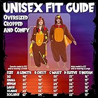 Vista 97 de Funziez! - Disfraz de Halloween para adultos, disfraz de animales y criaturas marinas, mameluco afelpado para cosplay, para mujeres y hombres