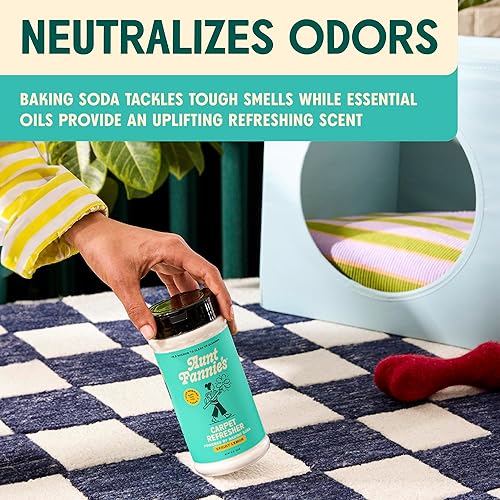 Miniatura 2 de Aunt Fannie's Carpet Refresher, Odor Neutralizer & Deodorizer for Homes with Children, Pets, and other Odor Causes, Bright Lemon Scent, 16 Ounce
