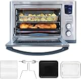 Kenmore Digital 11-In-1 Air Fryer Toaster Oven Combo 25 Qt Convection Rotisserie Dehydrator Bake Broil 1800 Watts 80°-450°F Temp Controls Top & Bottom Heater Adjustments Stainless Steel Large Capacity — image 1
