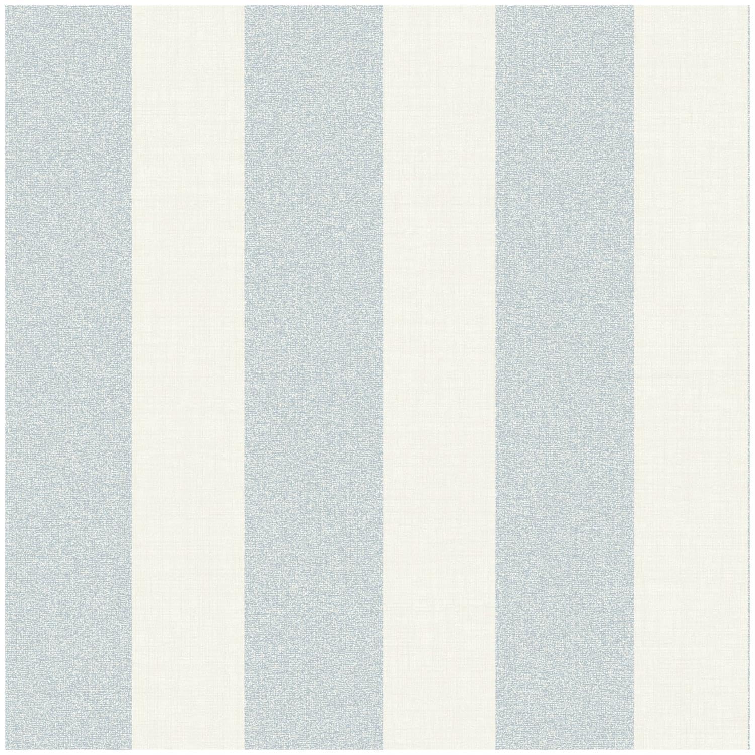 Wallpapershop Blue - Sample Piece Sample For Textured Stripe Blue Wallpaper - Paste The Paper - 10.05M X 53Cm Roll - Washable Peelable Easy To Hang - Contemporary Versatile Sophisticated - Modern Geometric - Bedroom Kids Room
