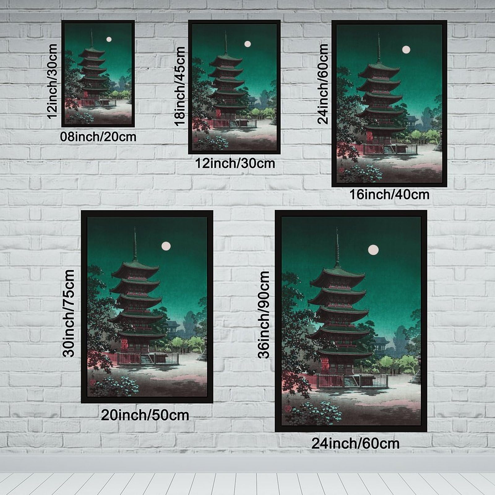 ELKPDOE Tsuchiya Koitsu Print, Poster Koitsu, Ukiyo-e Art Canvas Poster