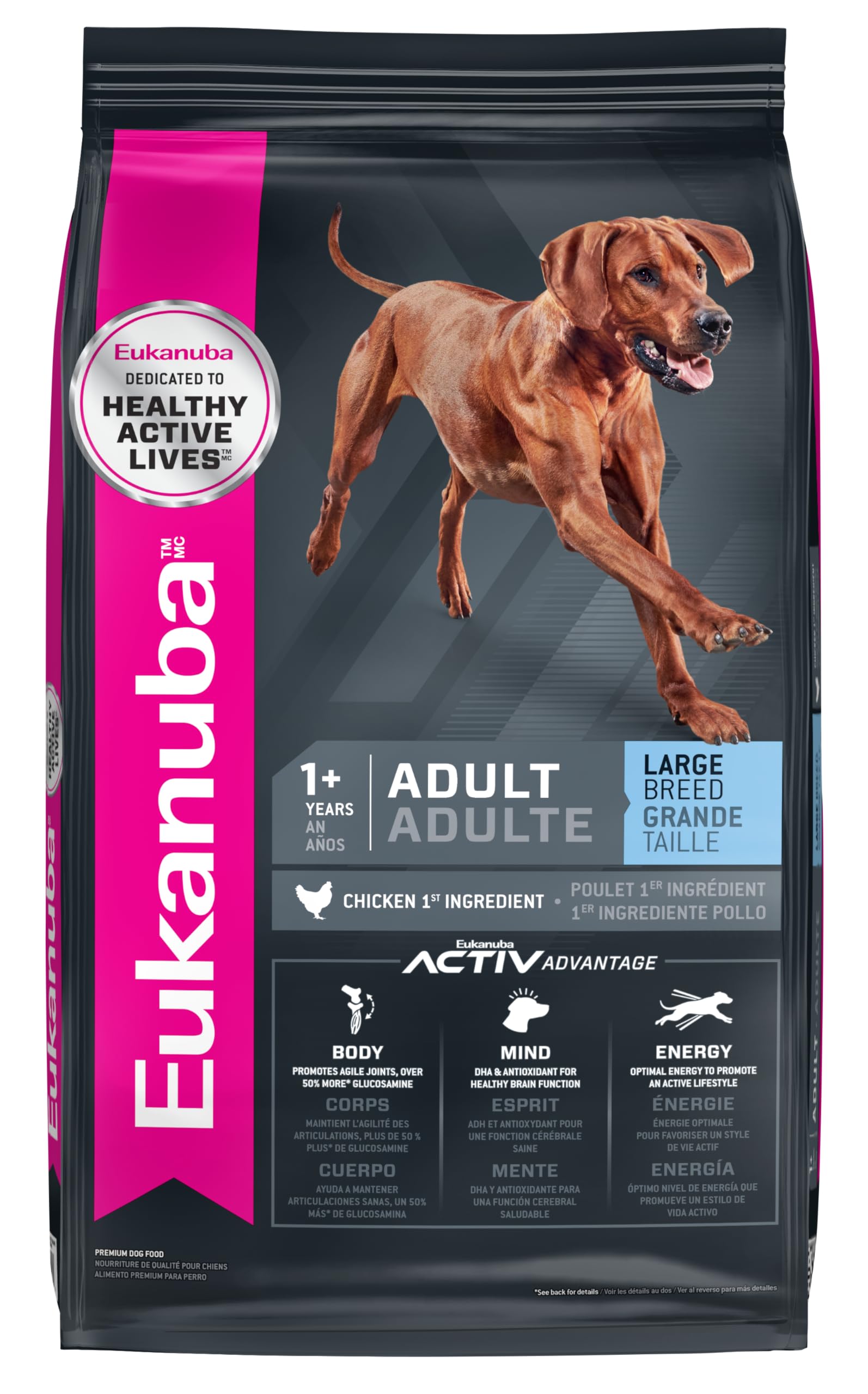 Eukanuba Adult Large Breed Dry Dog Food, 30 lb Bag