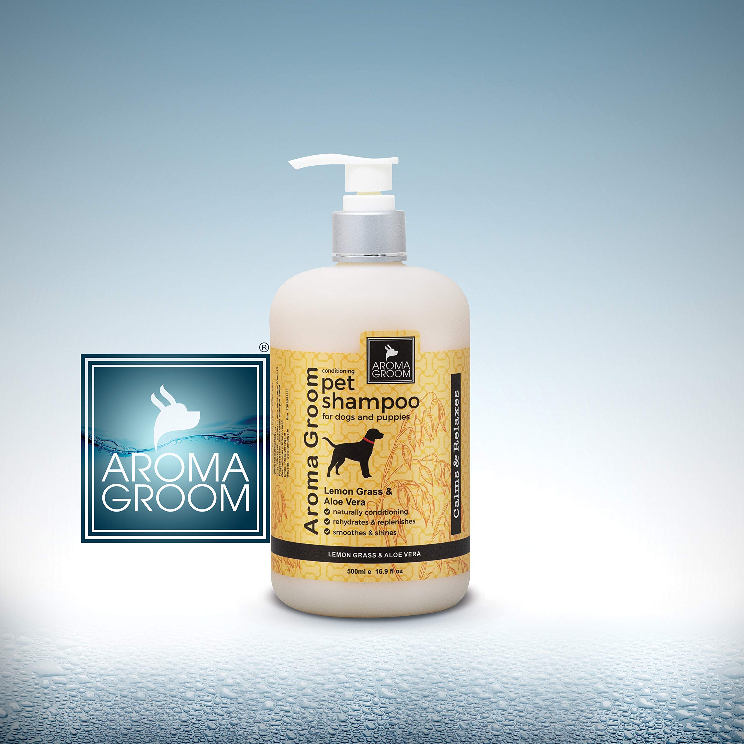 Aroma Groom Lemon Grass & Aloe Vera Dog Shampoo - 500ml (B07HY46R3N) Amazon Price History, Amazon Price Tracker
