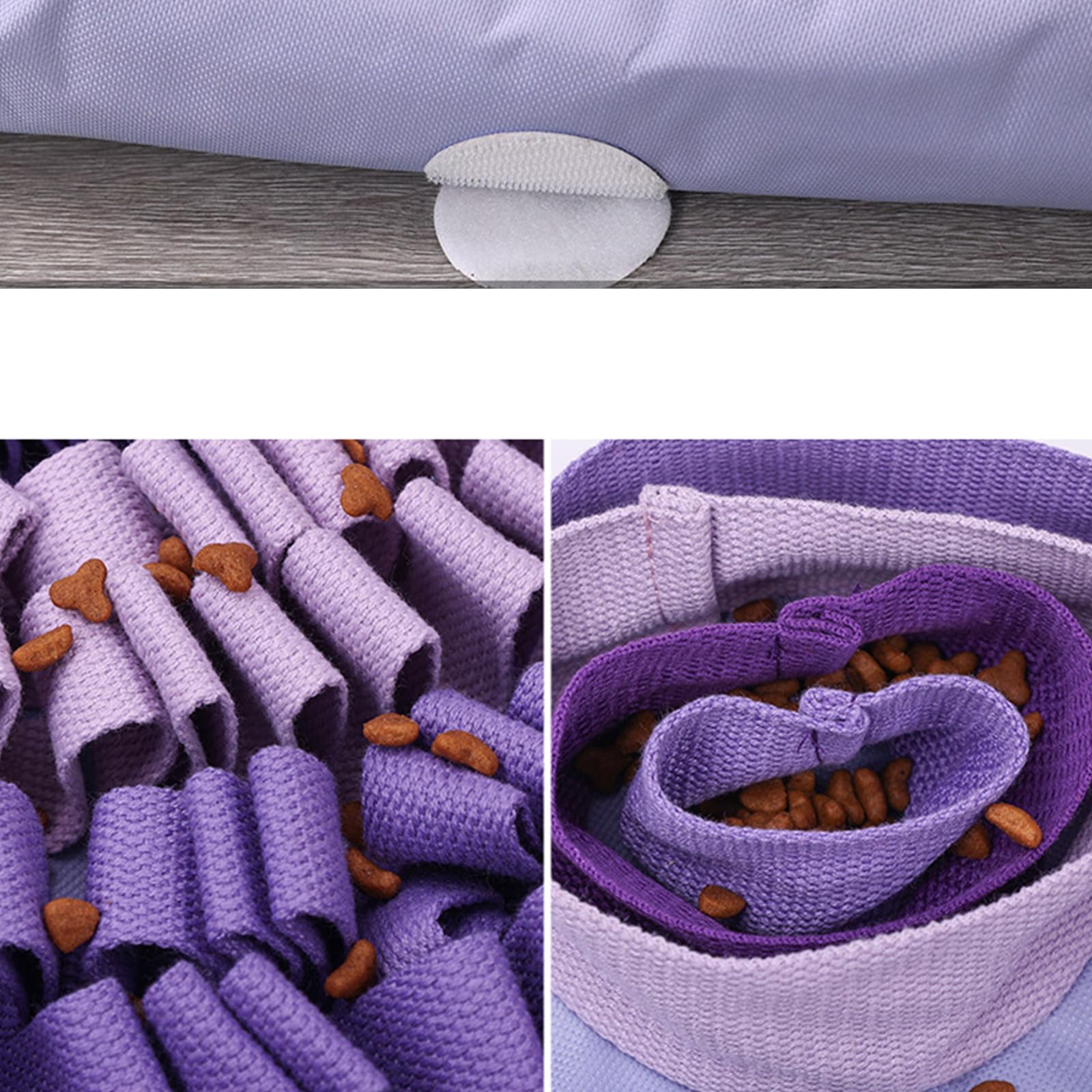 Snuffle - Juguete colorido para perros, dispensador de golosinas, resistente a los masticables, suave, para perros, fomenta la habilidad de búsqueda de comida, juguete interactivo para perros
