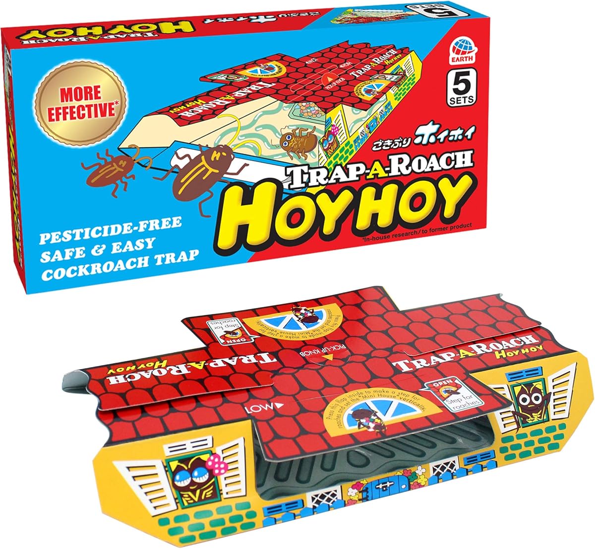 HOY HOY Trap A Roach - 5 Traps: Buy Online at Best Price in UAE - Amazon.ae