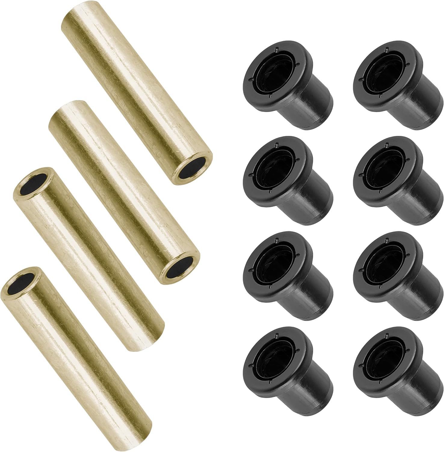 Caltric A-Arm Bushings with Pivot Shaft Compatible with Polaris 5439874 5138797