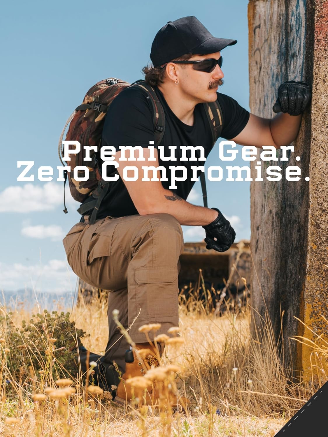 Tactical Pants for Men - Tough Ripstop, Water-Resistant Mens Tactical Pants with 9-Pocket Mapped System - Image 7