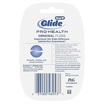 S！！ Amazon.com: Oral-B Glide Healthy gums, unflavored floss 50M