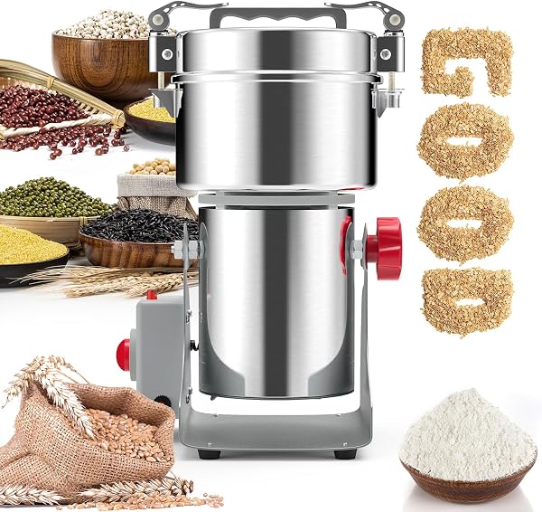 Koconic 800G Multi-Functional Stainless Steel Grain Grinder