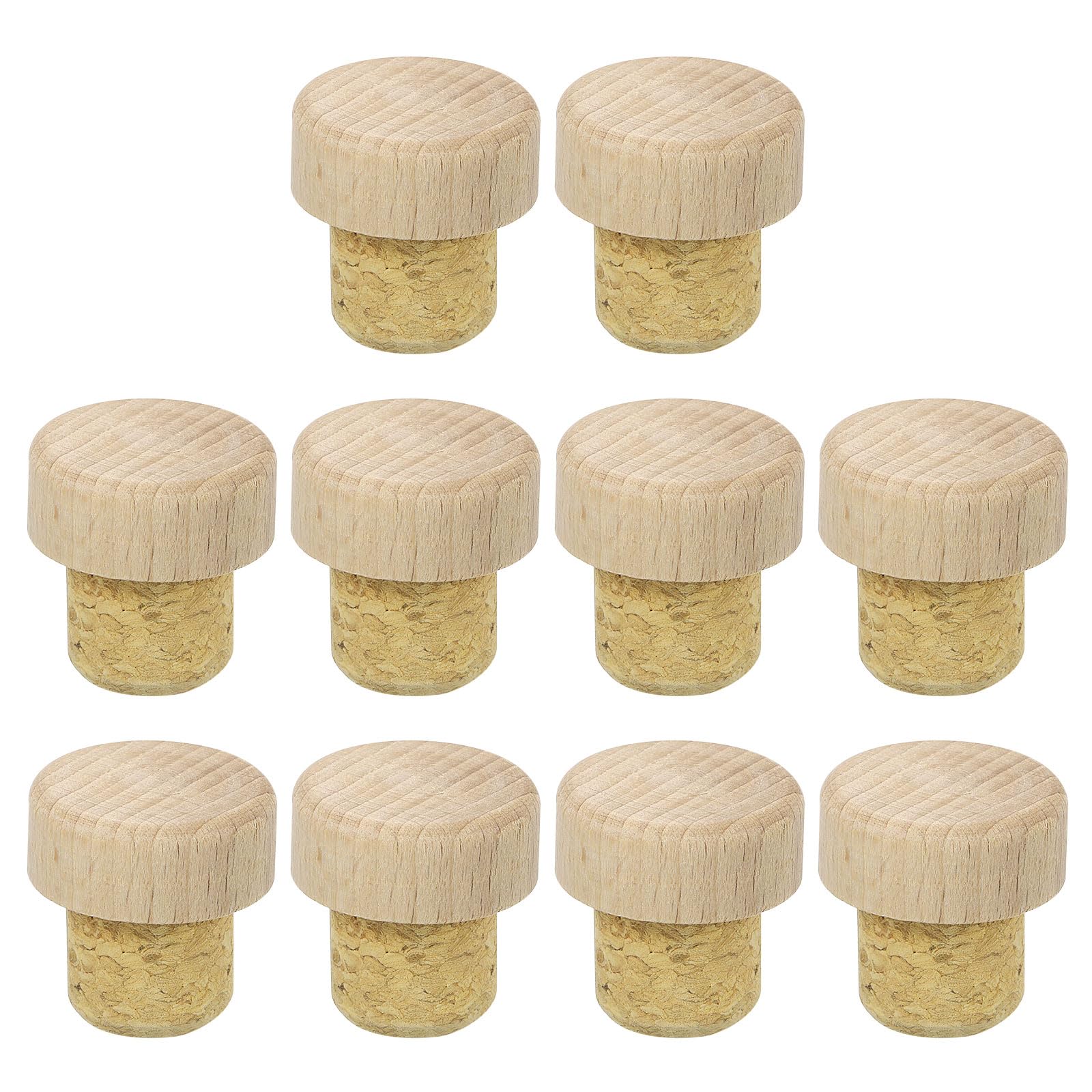 Bouchons en T 1,9 cm de diamètre de bouteille de vin bière réutilisables uxcell lot 16