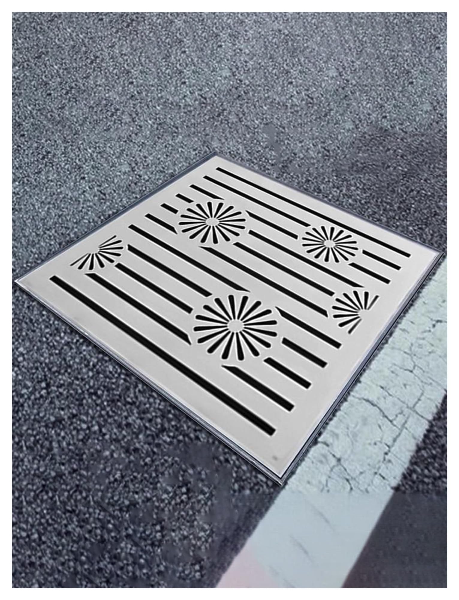 Grille de drainage extérieur pour préserver la propreté de votre cour et de vos allées