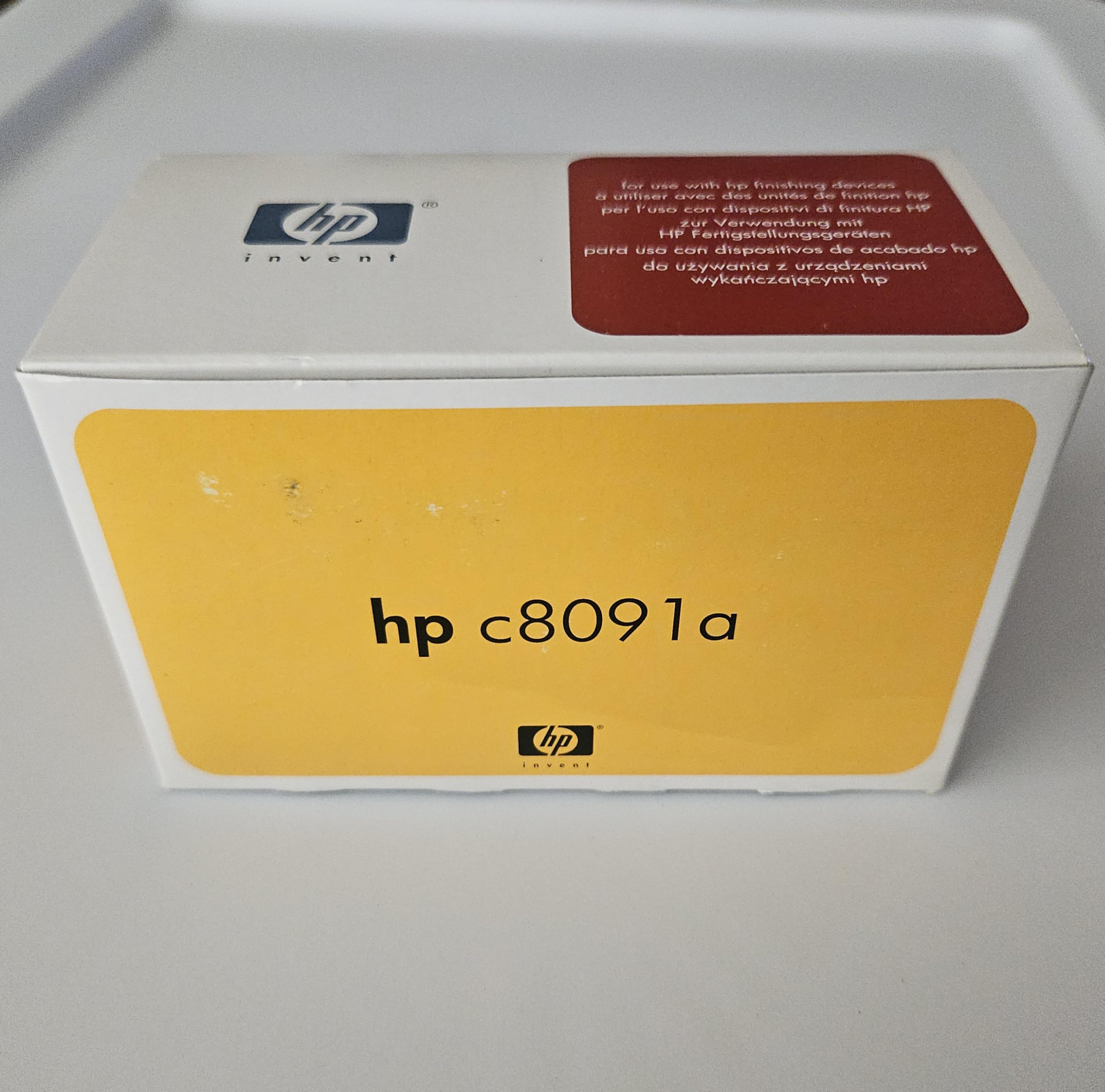 La cartuccia graffetta HP contiene 1 cartuccia punti di fissaggio facile da sostituire con 5000 punti