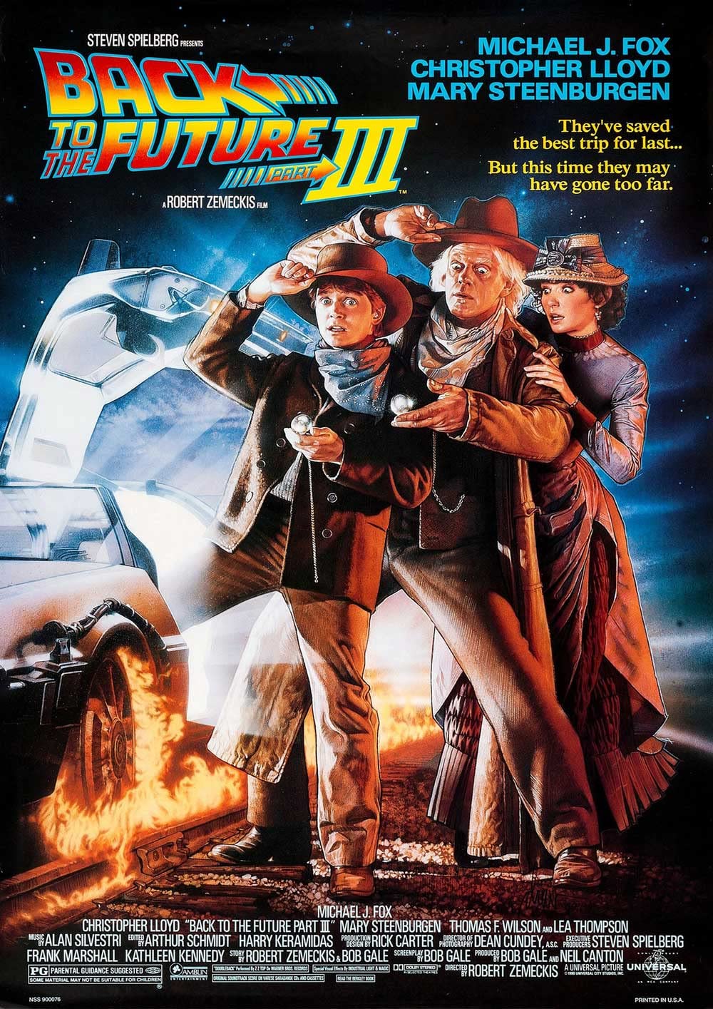 Omg Printing Back To The Future Part 3 Michael J Fox Poster/Print/Picture Satin Photo Paper - A4-210Mm X 297Mm