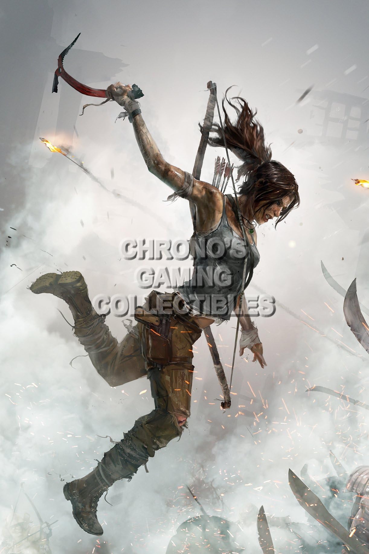Tomb Raider CGC Huge Poster GLOSSY FINISH Lara Croft - PS3 PS4 XBOX 360 ONE - TOM011 (24" x 36" (61cm x 91.5cm))