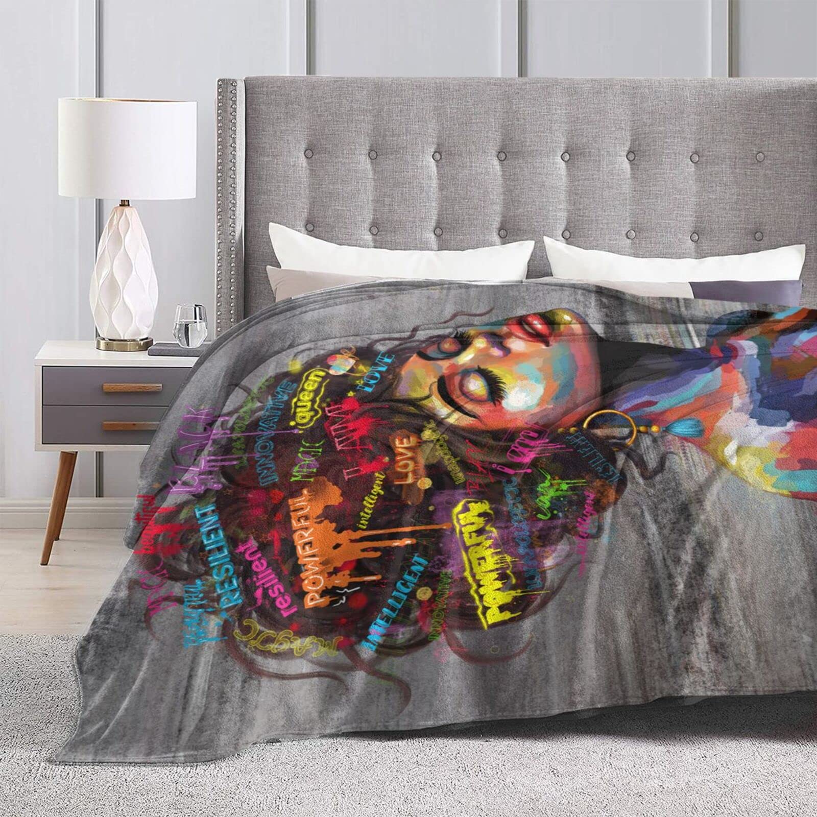 Amazon.com: JZO African American Blanket for Women Black Girl