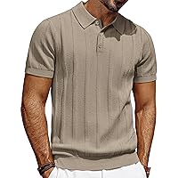 PJ PAUL JONES Polo da uomo a maniche corte, con bottone