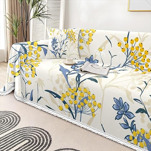 Vista 29 de Hermosa funda de sofá floral impresa fundas de sofá fundas de sofá fundas de sofá cubierta resistente a las manchas universal protector de muebles