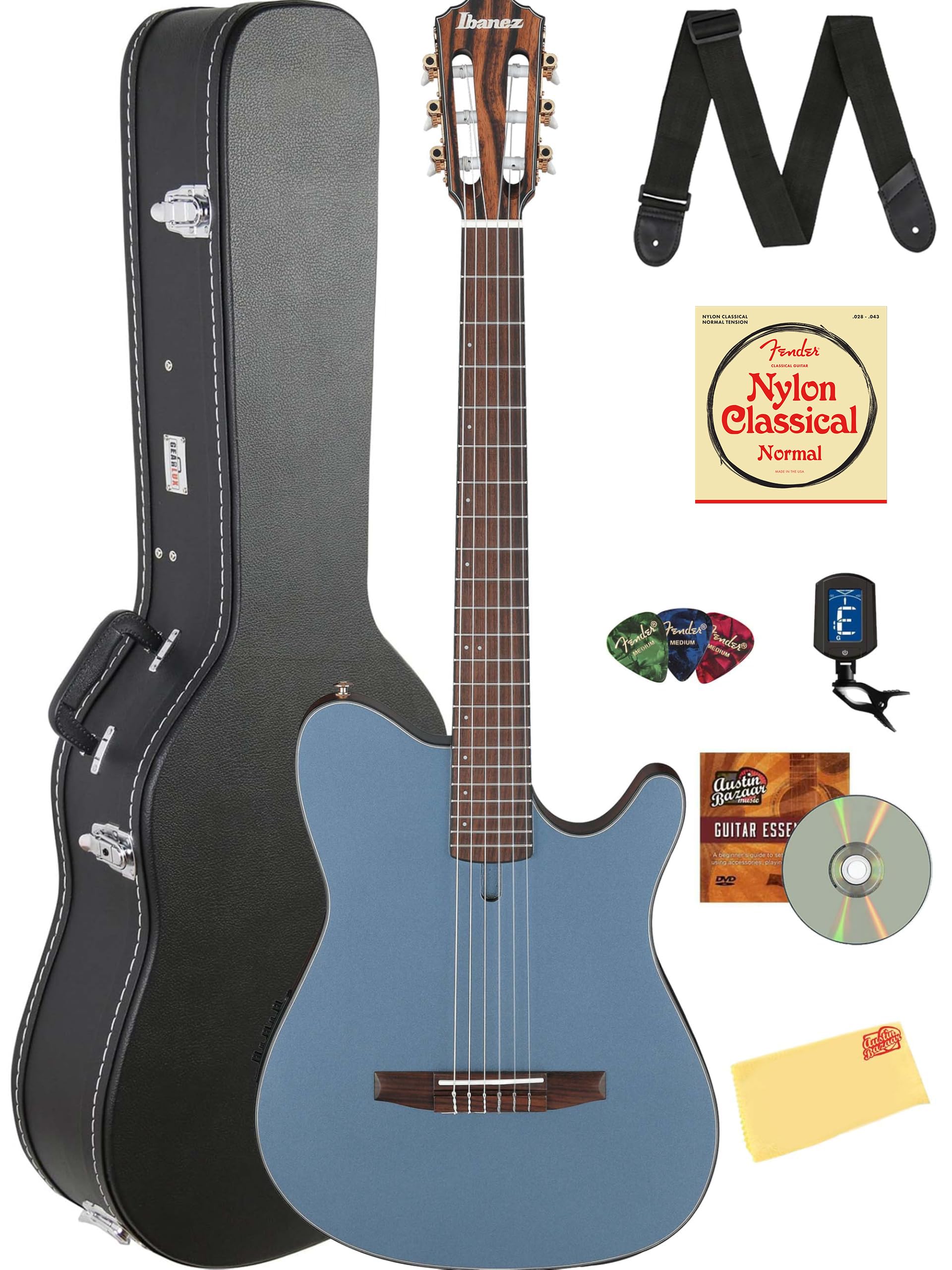 Ibanez レフティ FRH10n Amazon.com: Ibanez FRH10N FRH Nylon String Acoustic-Electric
