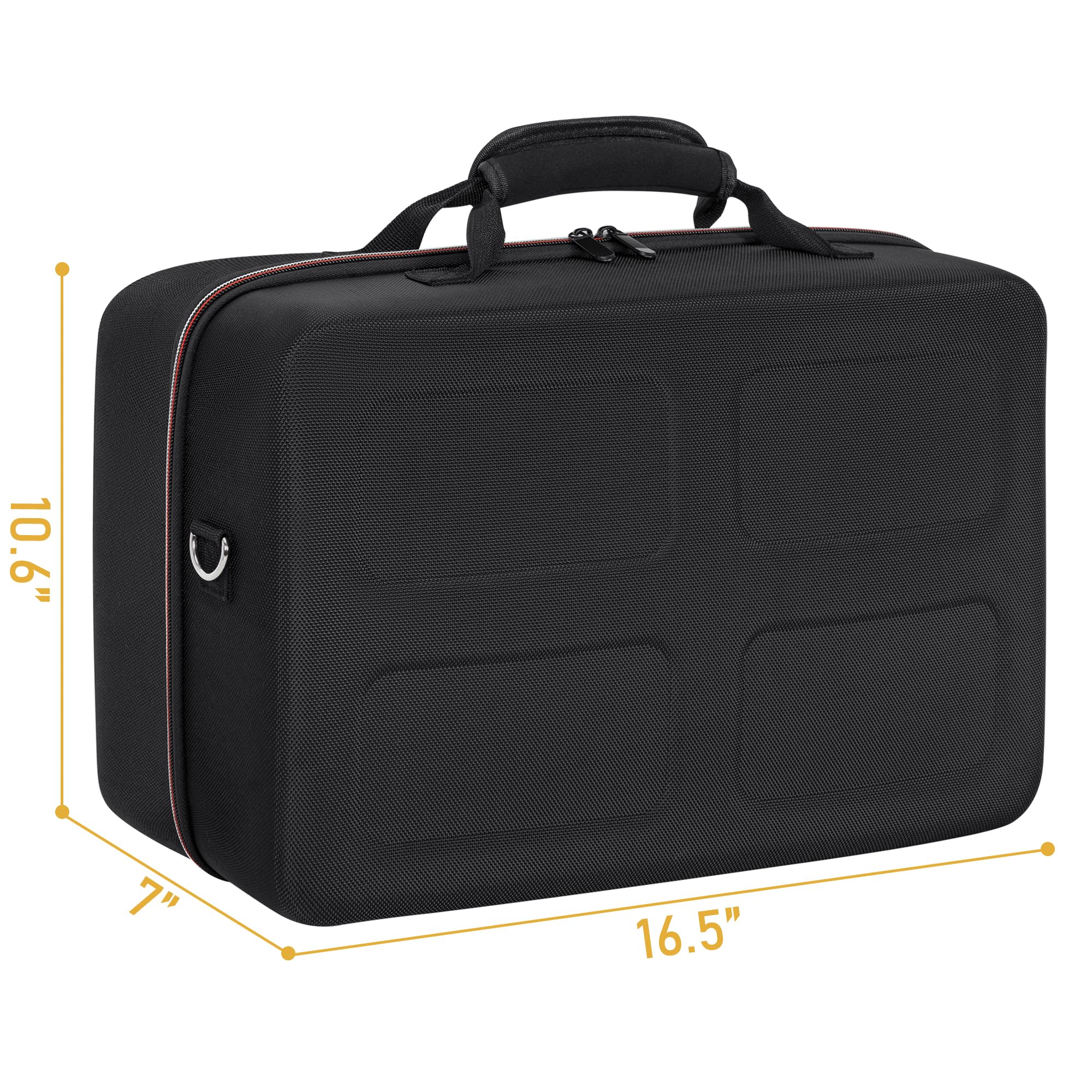 OUUTMEE Custodia rigida compatibile con PS5, borsa da viaggio per PlayStation 5 Disk Digital Edition, giochi e accessori da gioco
