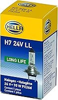 Vista 10 de HELLA H71071362 Optilux XB Series H7 Bombillas halógenas de xenón blancas, 12V, 55W, paquete de 2