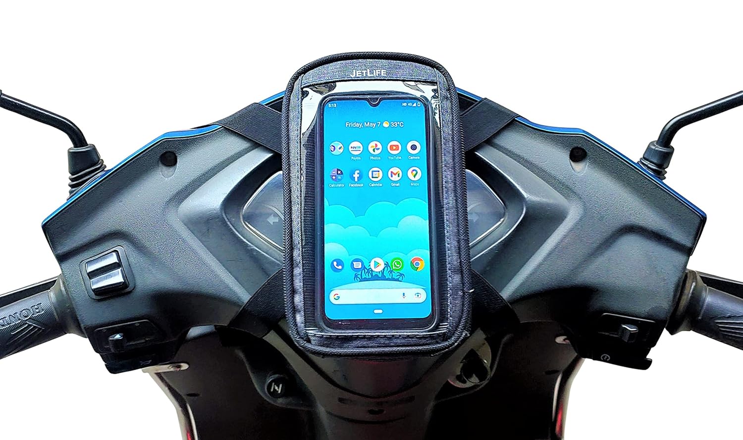 JETLIFE Universal Mobile Holder / PouchBag for Scooters Scooty's Like