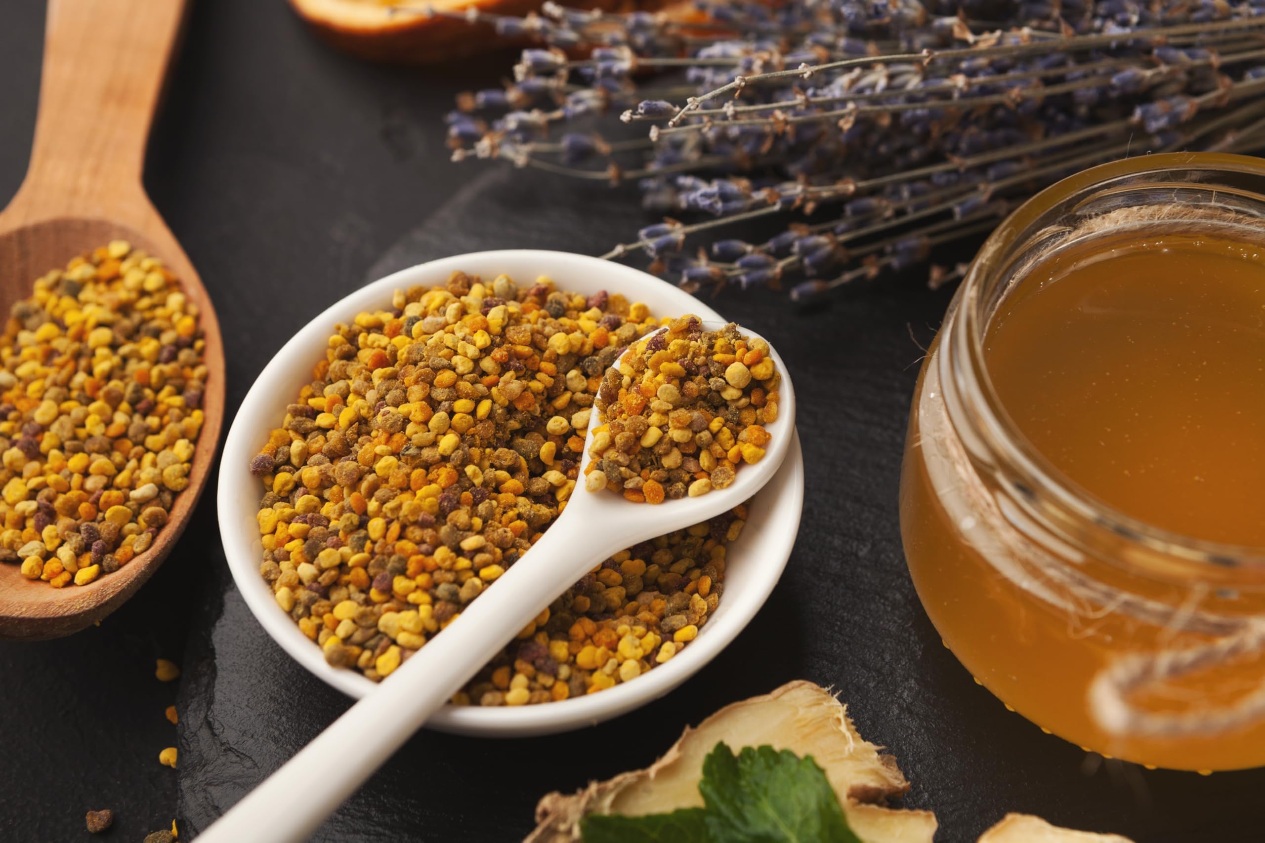 Natural Food Pollen d'abeille de Pologne - 1 kg - Frais - Fabriqué par les abeilles | Le pollen de fleur