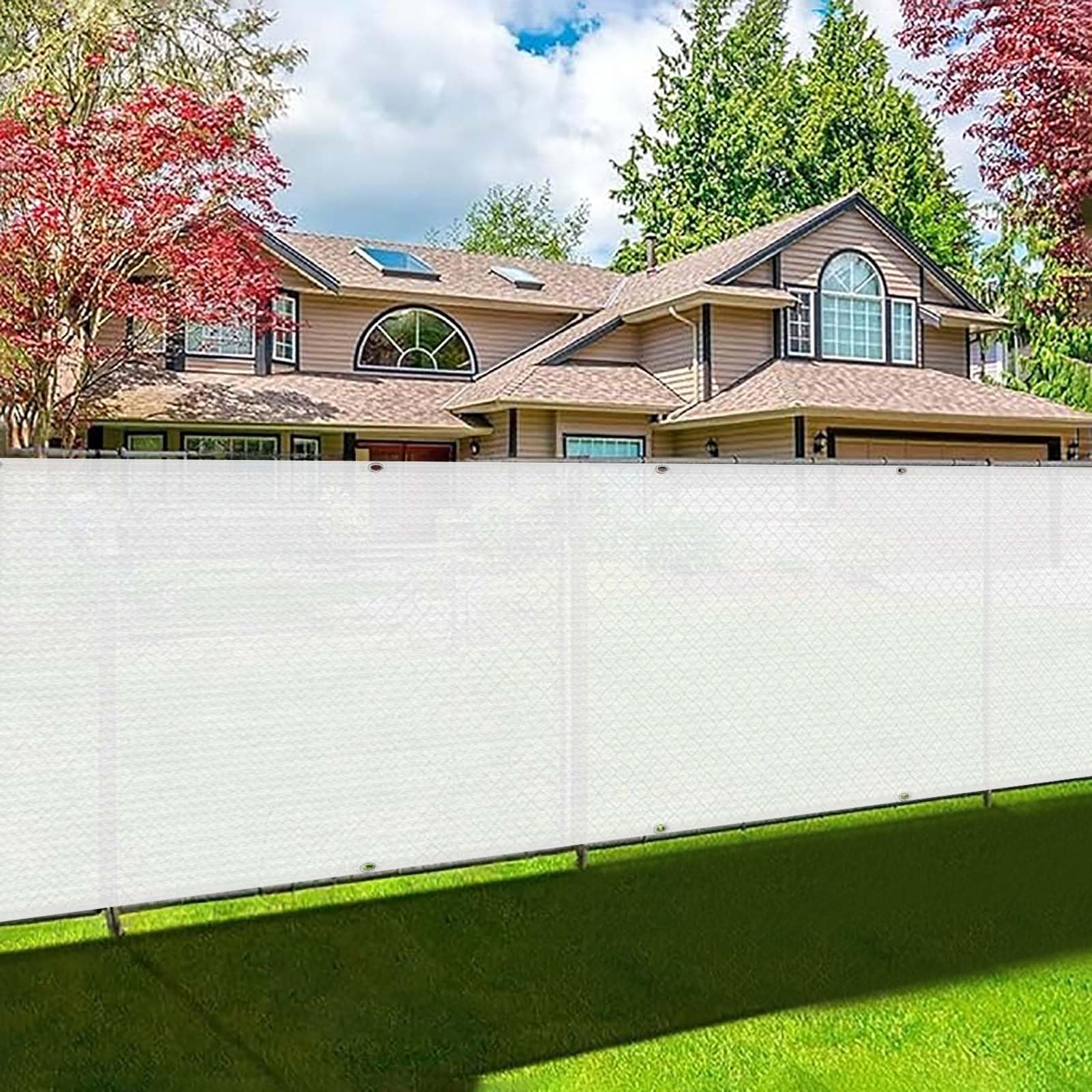 Brise vue jardin de qualité supérieure blanc écran de confidentialité robuste