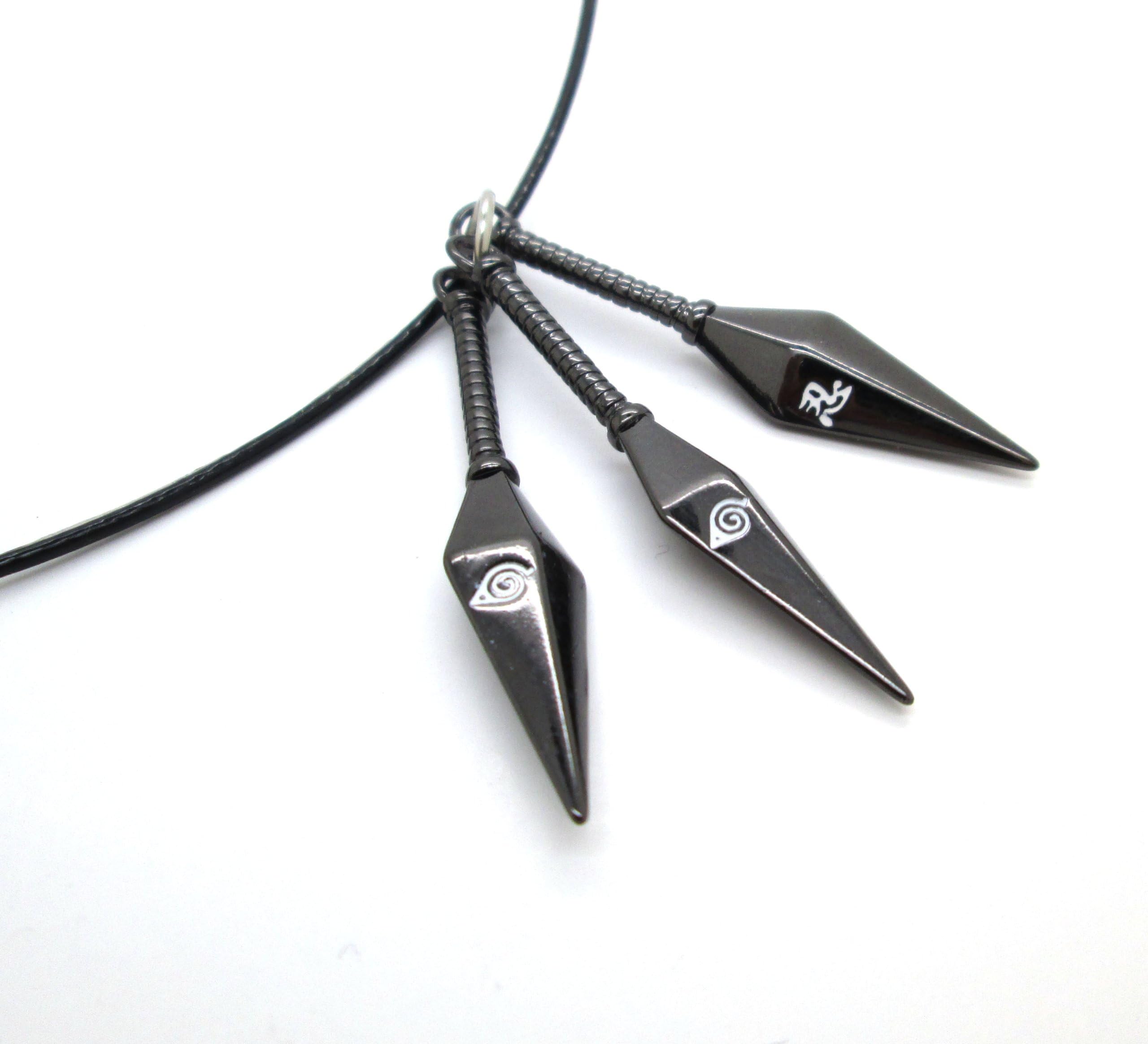 Naruto Kunai Necklace,with Annagle Ring Necklace