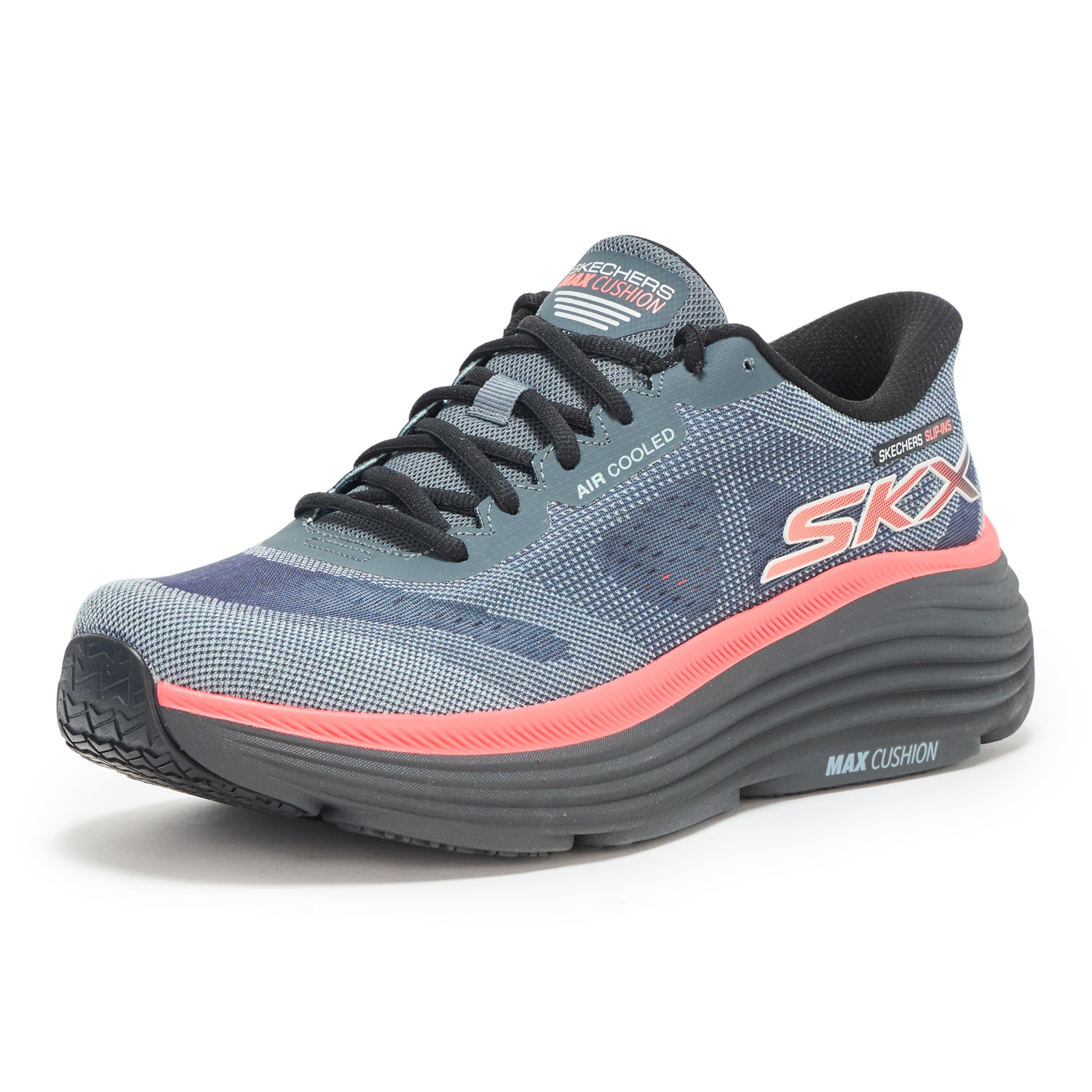 Skechers Endeavour Exciton Men's Maximum Cushioning Sneaker, Slate, 9 UK