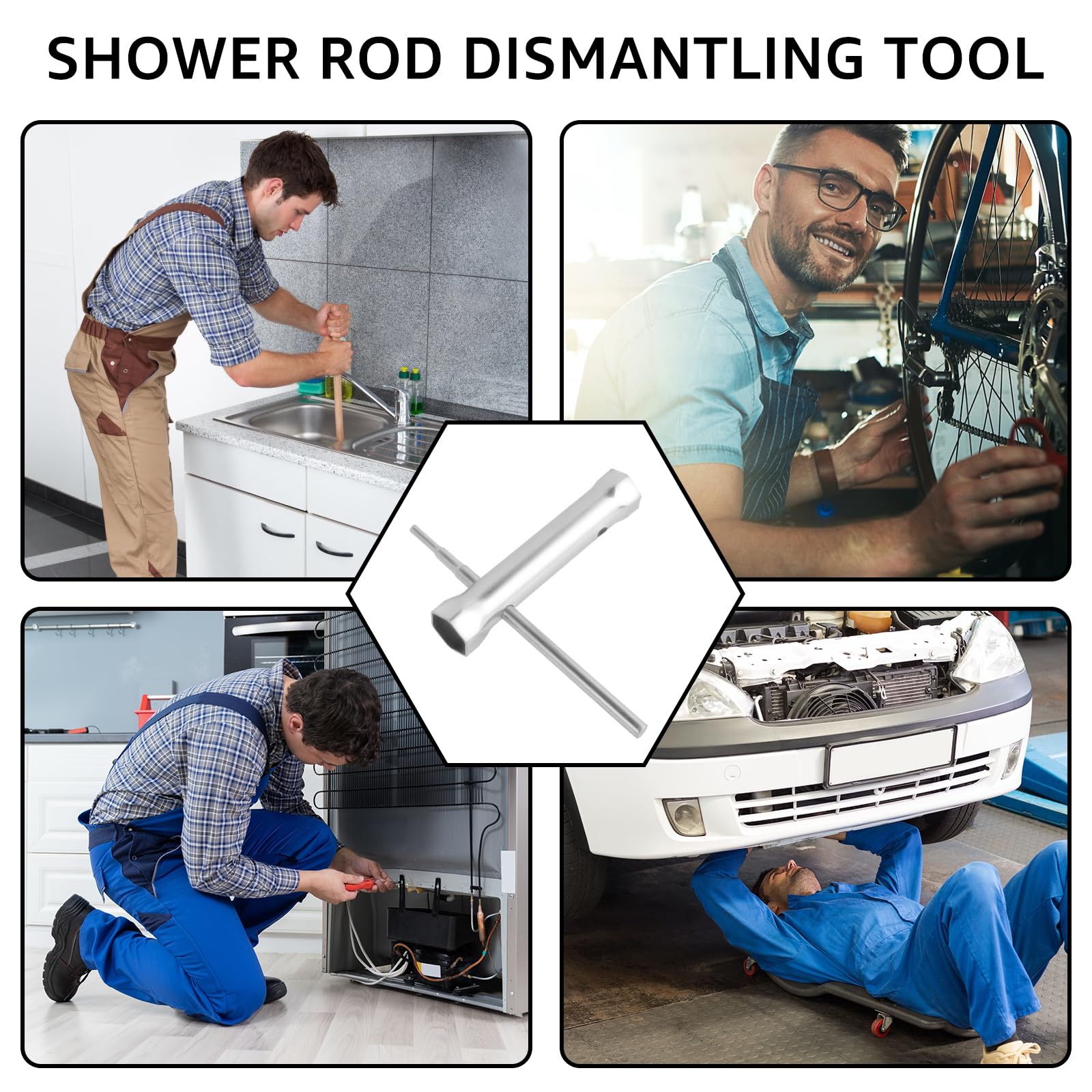 Lot De 15 Douilles à Double Extrémité Pour Plombier, écrou Arrière