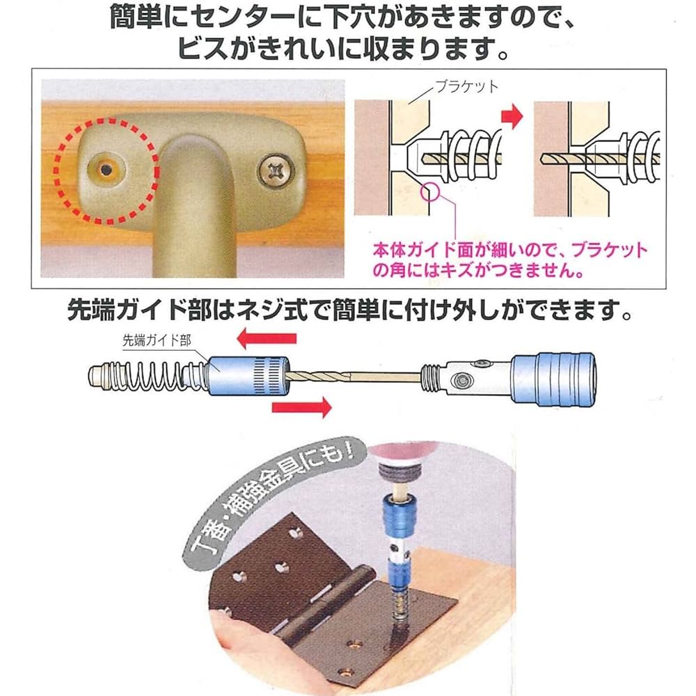 Amazon.co.jp: OMSORG 2ウェイセンターガイドドリル W-2.8 (丁番