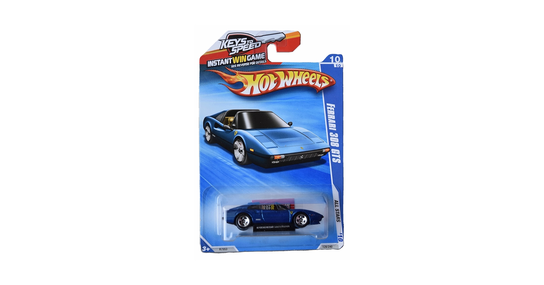 Hot Wheels Ferrari 308GTS セット Hot Wheels 1996 RED Ferrari 308GTS #496 1:64 Scale by Mattel