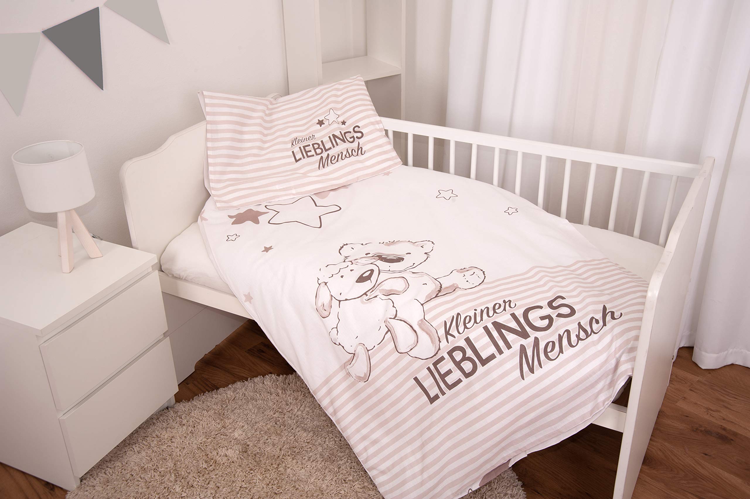 Herding Baby Best Beddengoedset, Katoen/Renforcé, Wit, 100x135