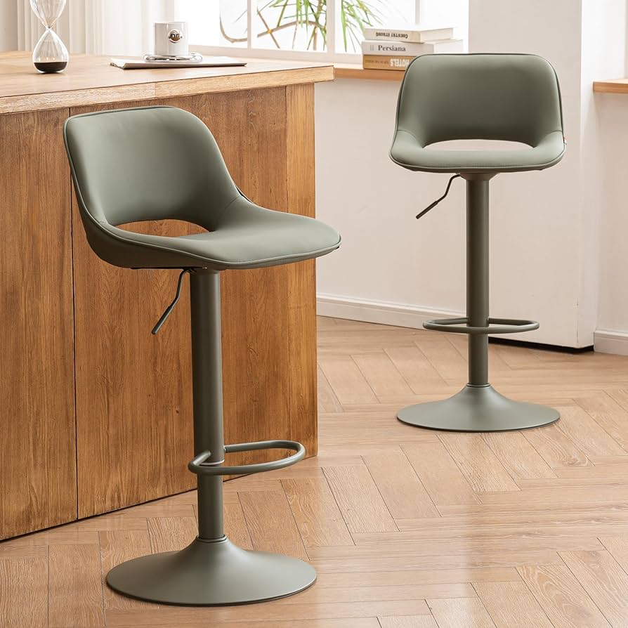 Baolande／ハイチェア　カウンターチェア　2脚セット Amazon｜Baolandeカウンターチェア 2脚セット 回転 昇降式