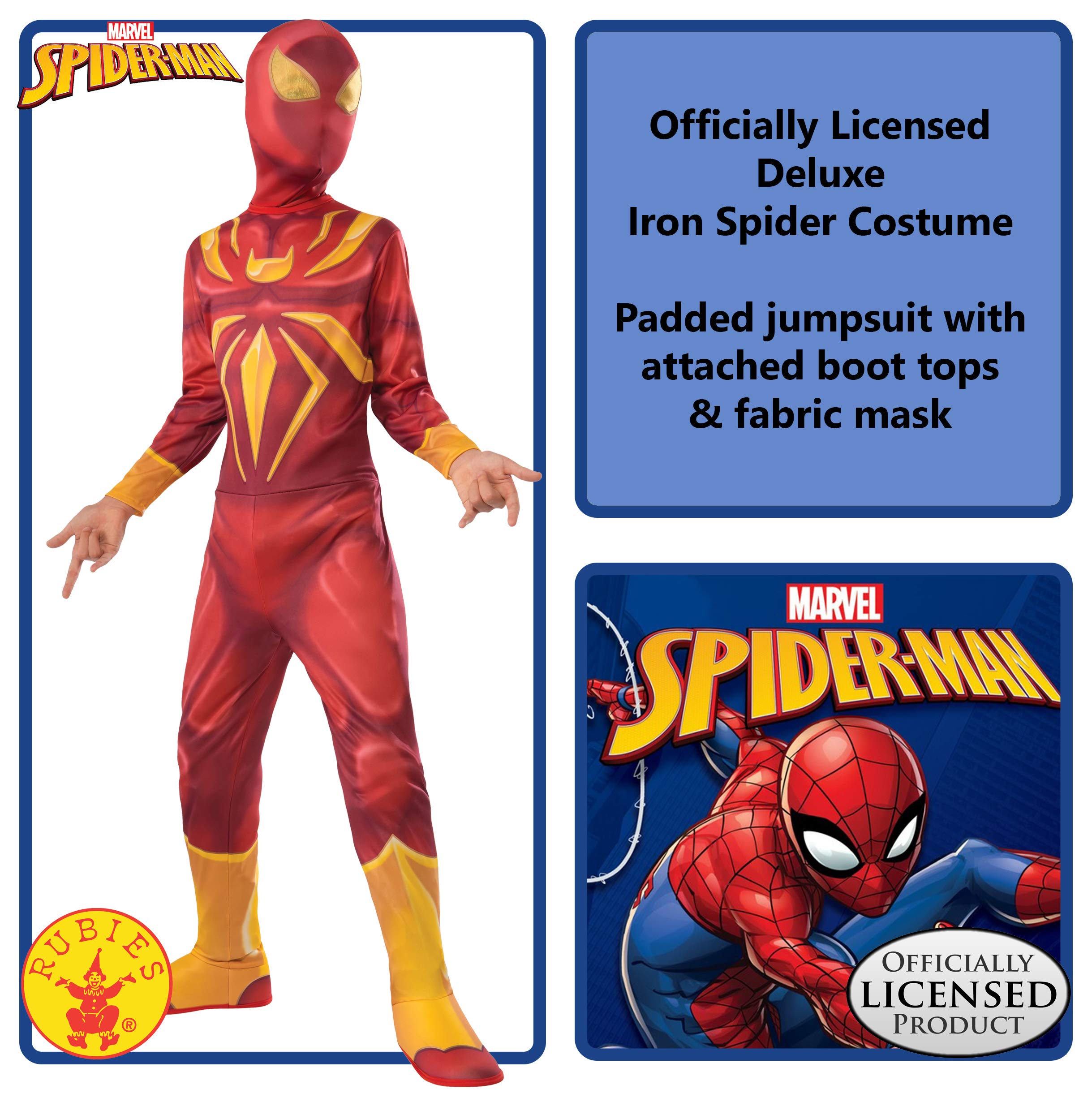 Rubie's Kostium Spider-Man Ultimate Child Iron Spider kostium, duży kostium Rubie's Co