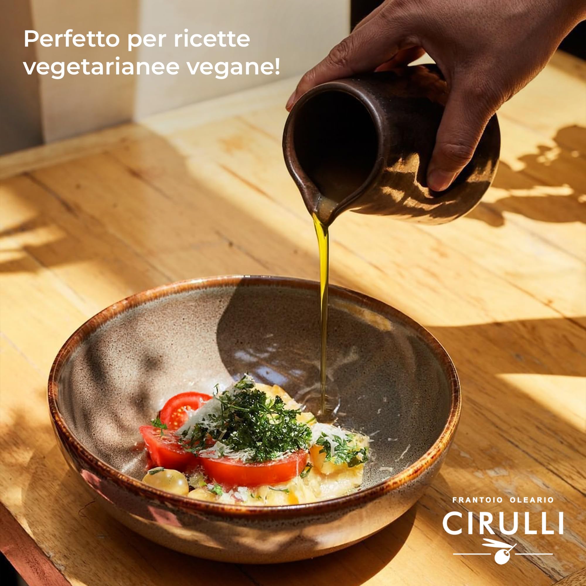 Cirulli Olio Extravergine di Oliva 100% Italiano - 3L Bag in Box con Rubinetto Laterale - Olio EVO Premium - Olio Extravergine dalle Radici Antiche - Raccolto Precoce - Ricco di Polifenoli