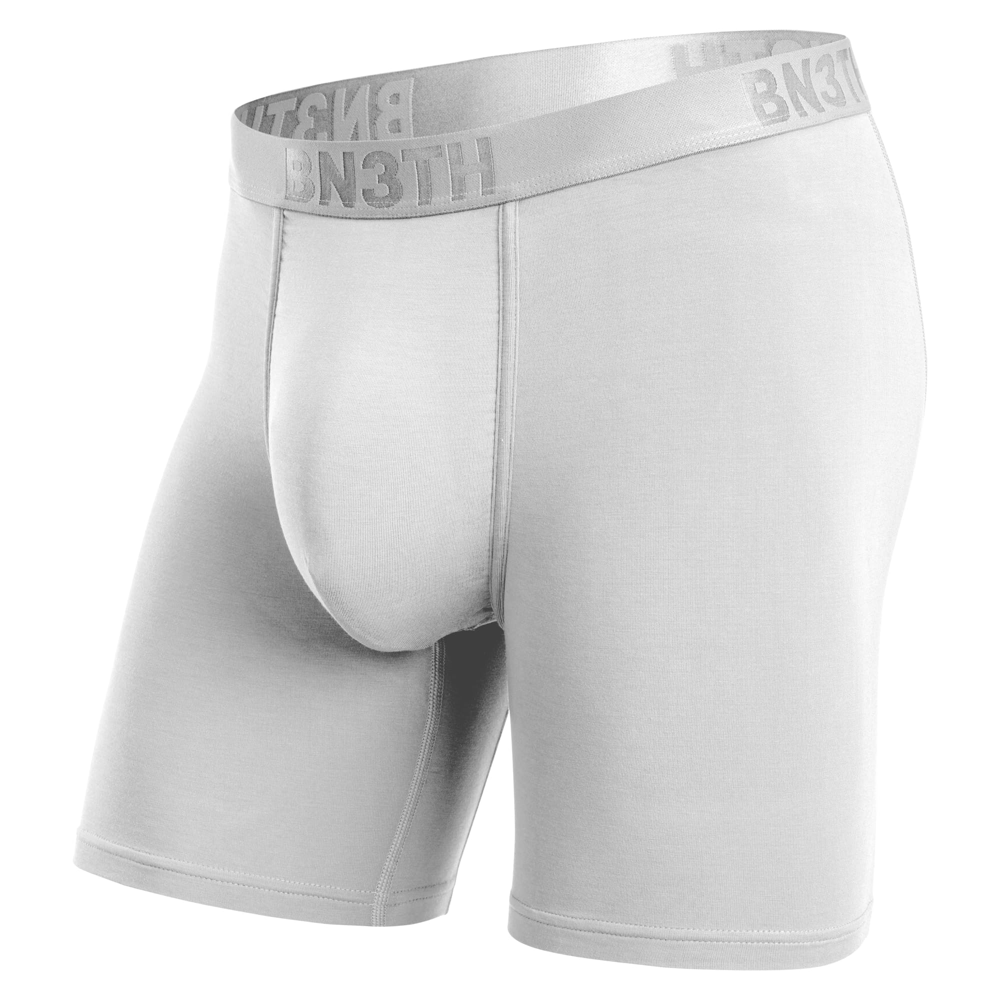 BN3TH Men's Classic Icon Boxer Briefs, 3-D Pouch, Breathable TENCEL Modal, Anti-Chafing, No-Roll Waistband, Lightweight Athletic Underwear,
