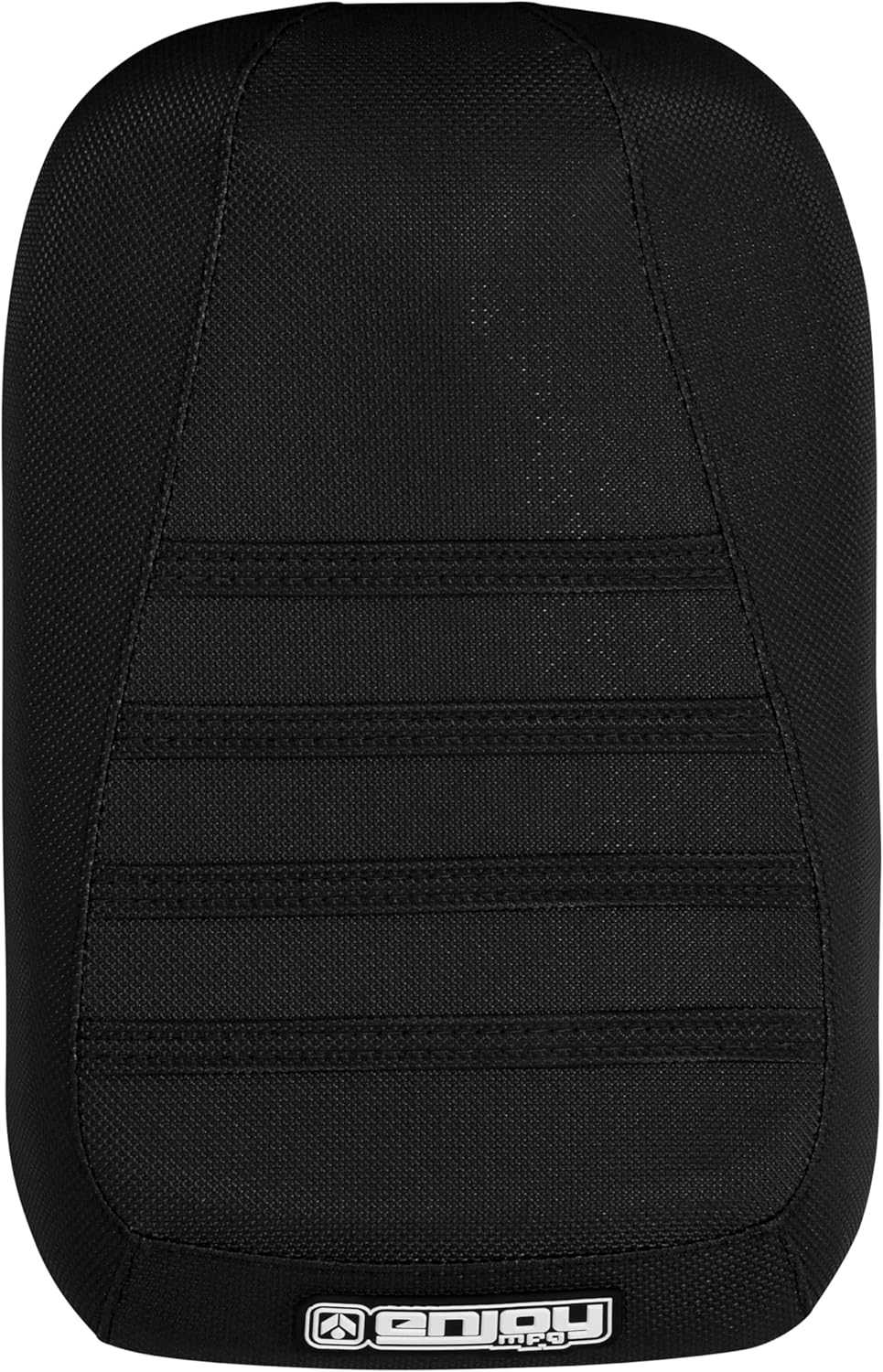 Enjoy Mfg Seat Cover - Compatible with Honda 2003-2009 Ruckus NPS50 - Ribbed - #346 (All Black with Black Ribs)