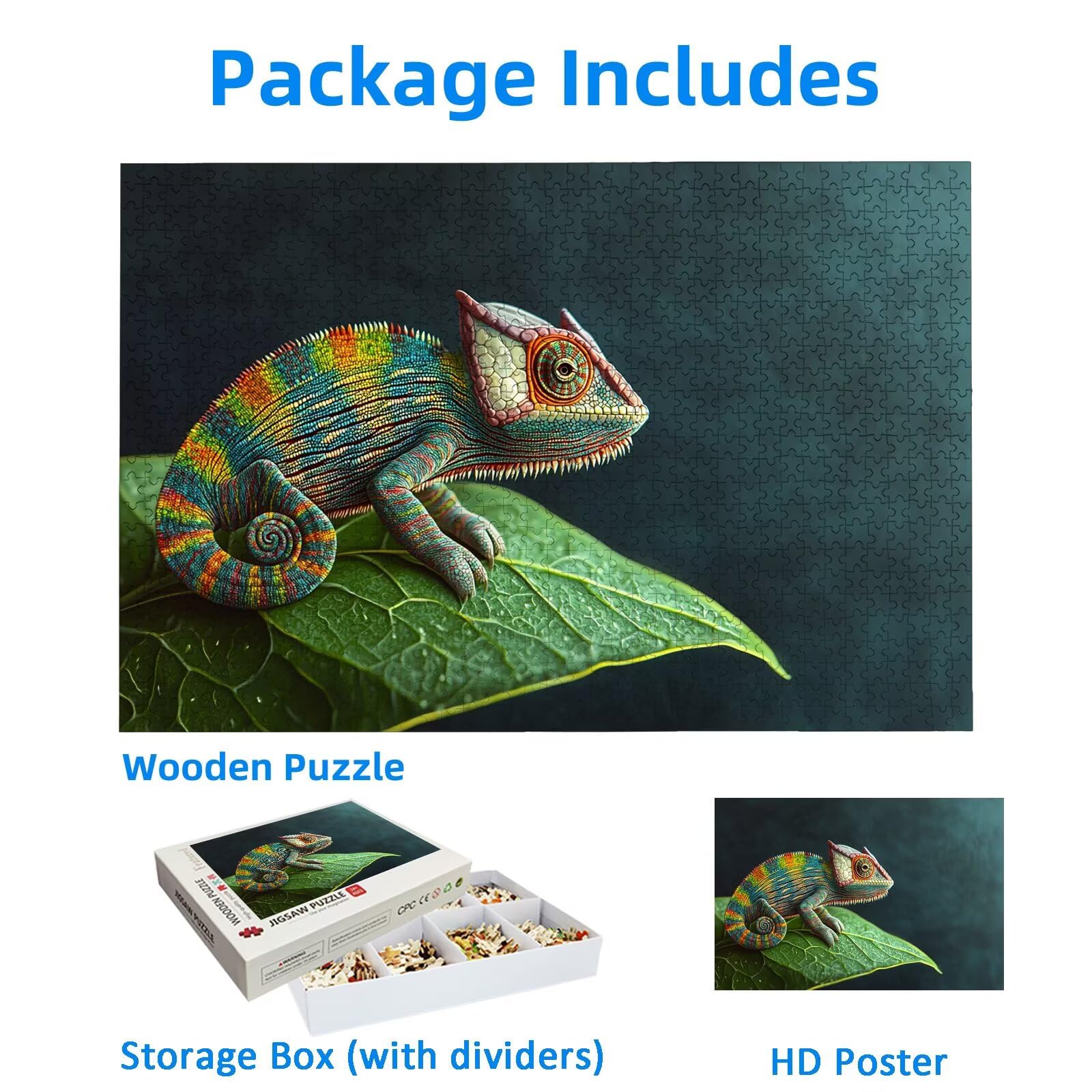 Puzzle Animal 4000 Pièces Adultes, Puzzle 4000 Pièces pour Adultes et Enfants à Partir de 14 Ans, Mignon Puzzles Bois de Qualité Supérieure avec Une Boîte d'emballage Exquise, Cadeau Femme, -3137
