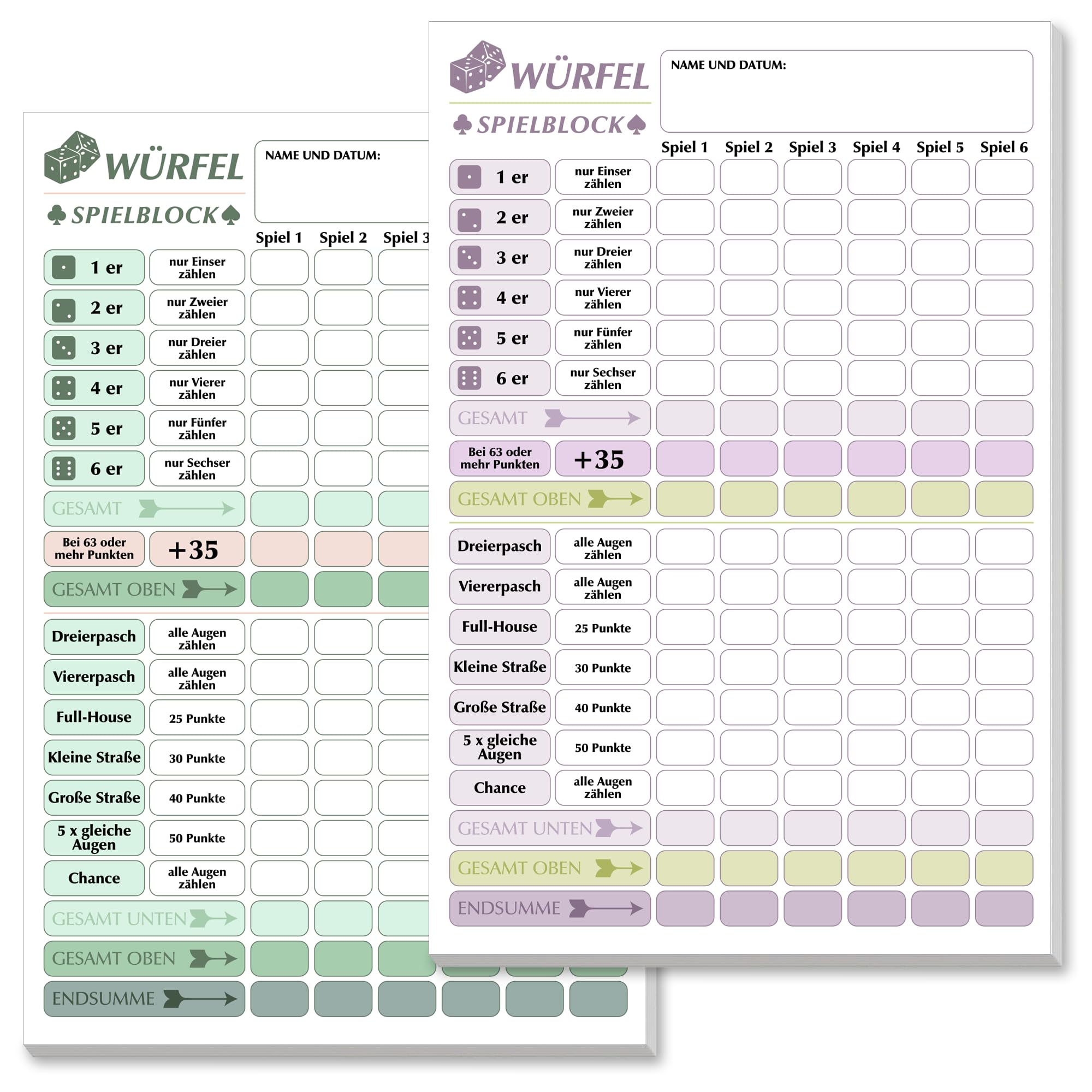 BIROYAL Dice Game Block