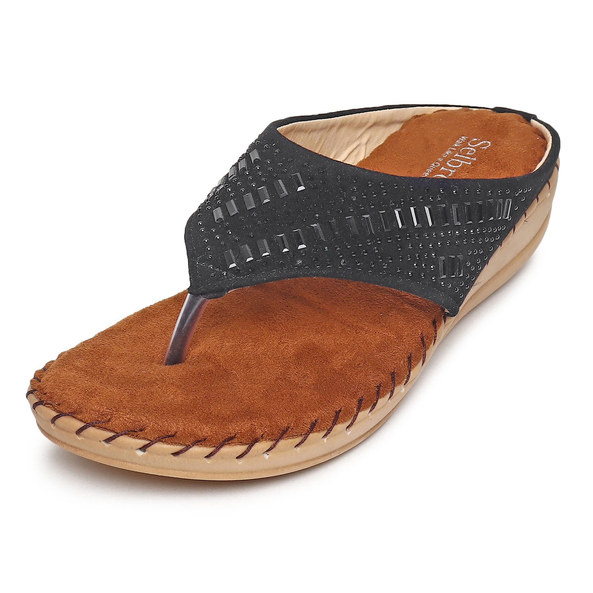 SELBRO Soft doctor Slippers for women || Orthopedic footwear for women with extra cushion DR-38 (B0B9WRY577) Amazon Price History, Amazon Price Tracker