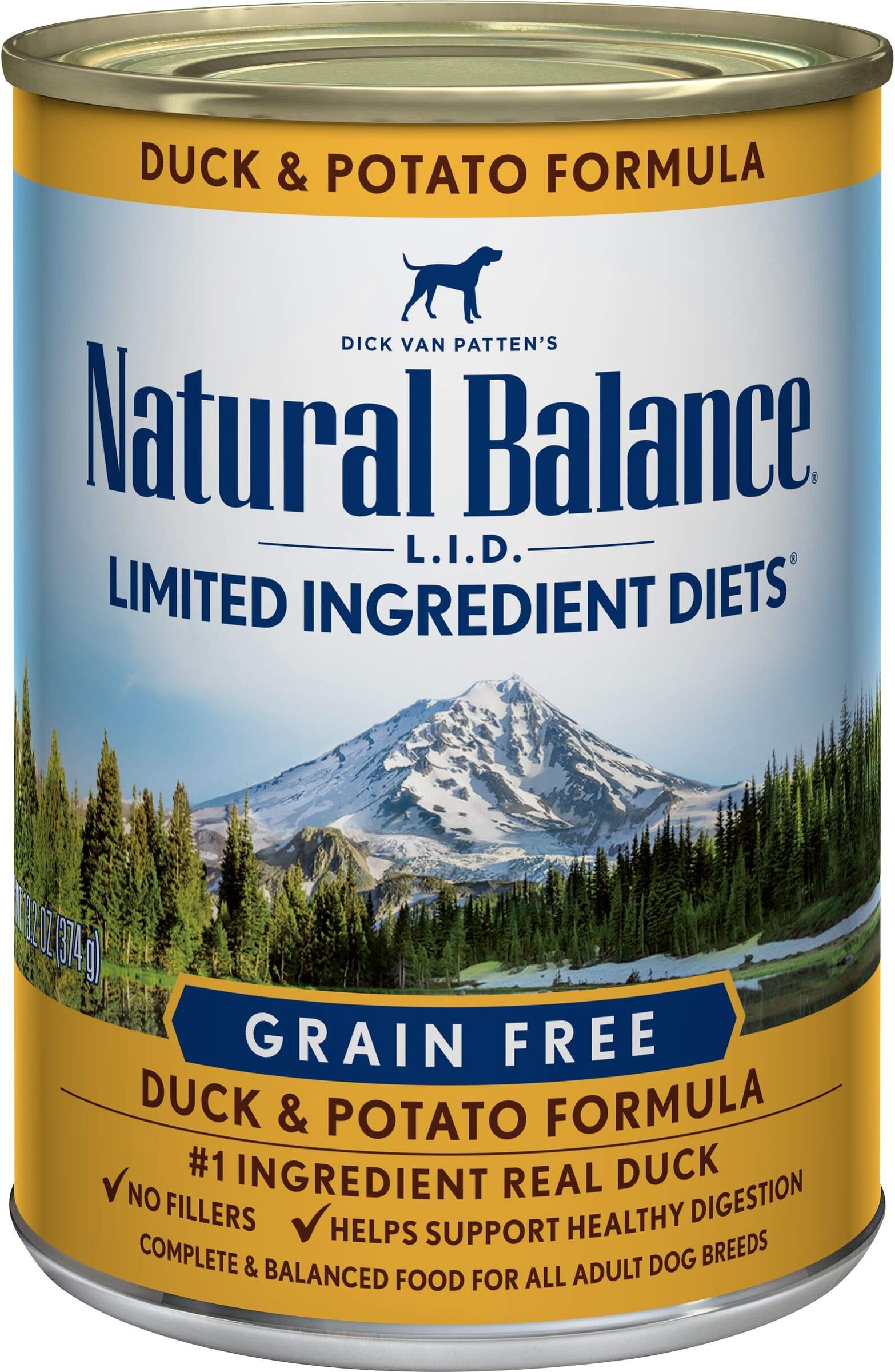 Natural BalanceLID Duck & Potato Formula Canned Dog Food - 12 oz.