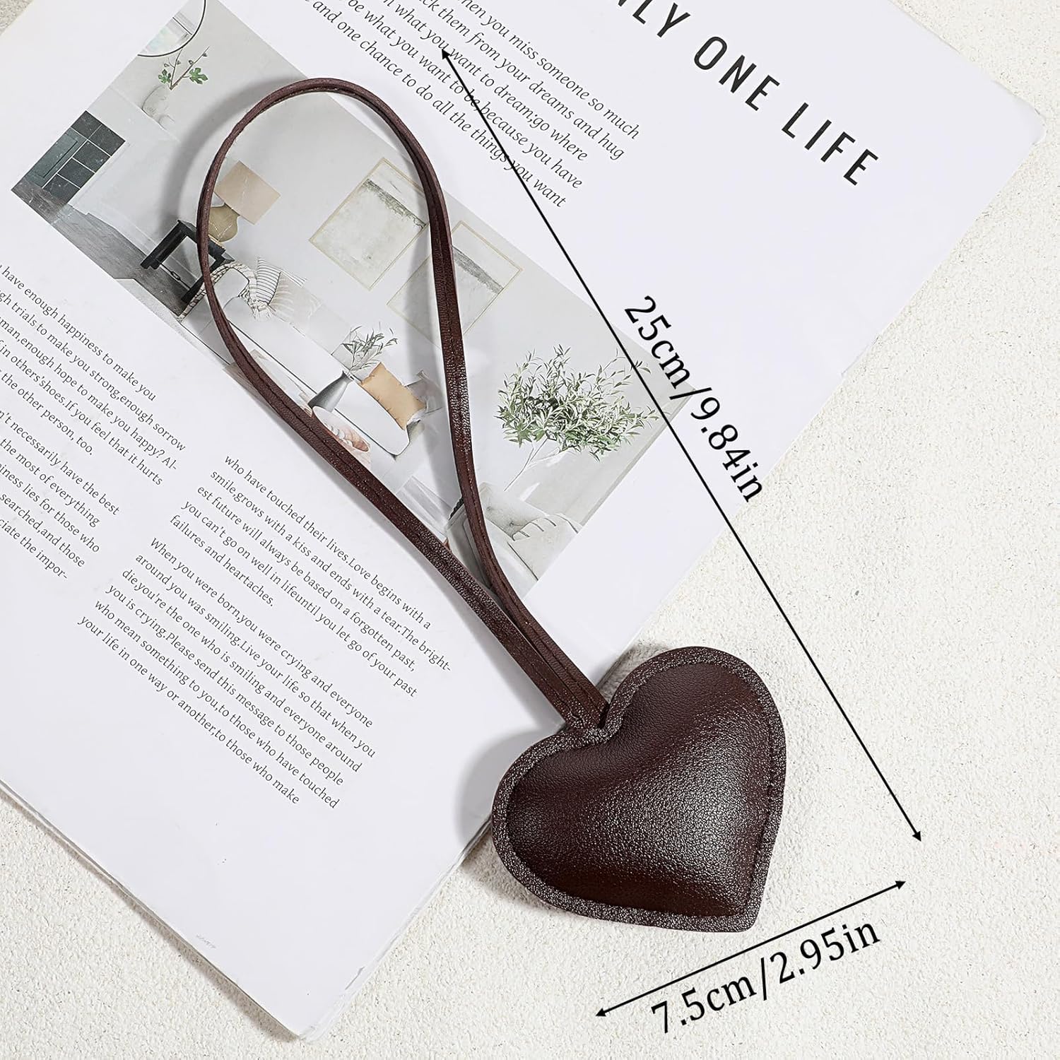 1 Pcs PU Leather Key Charms Bag Charm for Handbag Heart Bag Charms Keychain for Women Cute Key Chain Charm Accessories for Handmade Purse Charmes Girls Tote Purse Backpack Bags Pendant Keychain - Image 2