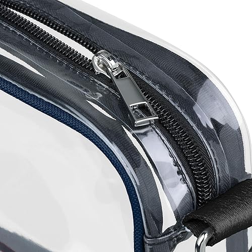 Miniatura 4 de FOCO NFL Team Logo Stripe Clear Crossbody Bag