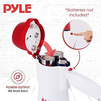 Amazon.co.jp: 《Pyle パイル サイレン付き メガホン》コンパクト