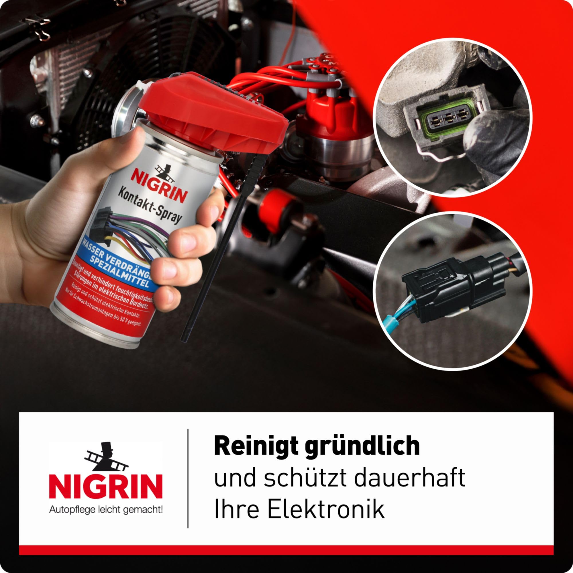 2x Nigrin Bike Ketten-Reiniger Spray per Bicicletta Entfetter Pulizia