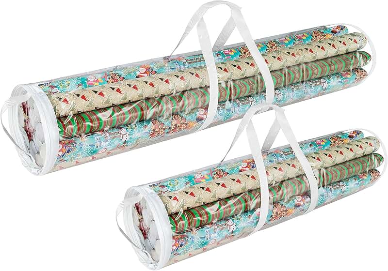 Amazon.ca wrapping paper storage container